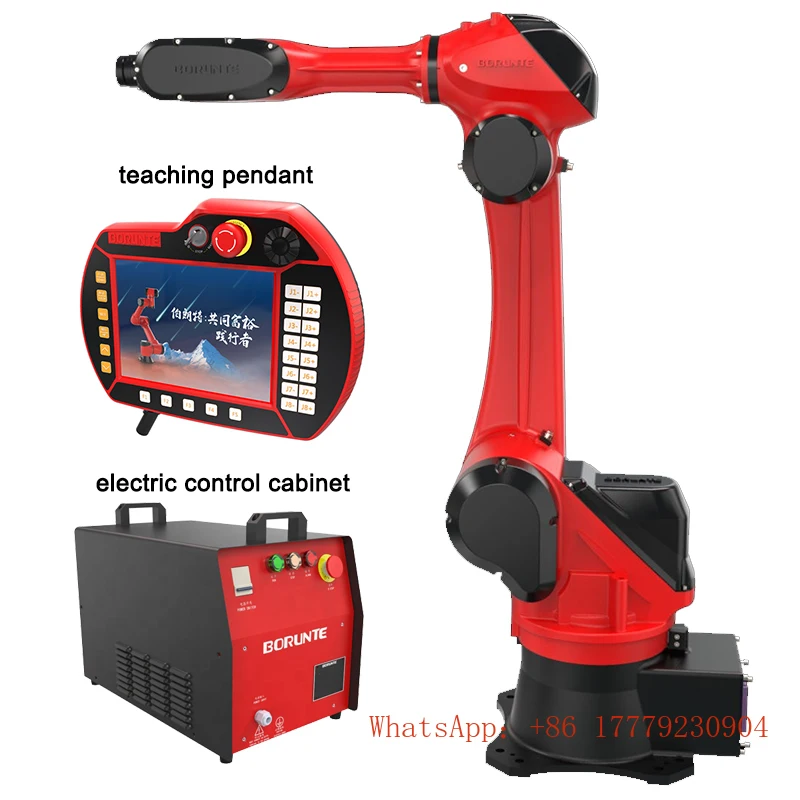 ذراع روبوت مفصلي ذو 6 محاور من BORUNTE 10 كجم أقصى حمولة مع علبة تروس PLC لتطبيقات صب حقن التغليف الصناعي #3