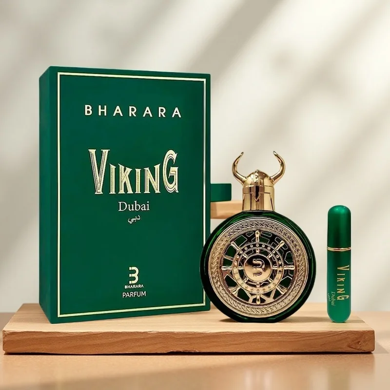 Bharara - Viking Beirut 3.4 oz Parfum Spray Unisex, Aroma Segar dan Tahan Lama untuk Pemakaian Sehari-hari, Bebas Formaldehida, Ide