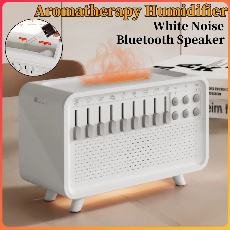 

Увлажнители для спальни Универсальная машина Белый шум 8 Звук природе Встроенный Bluetooth-динамик и машина ночного освещения