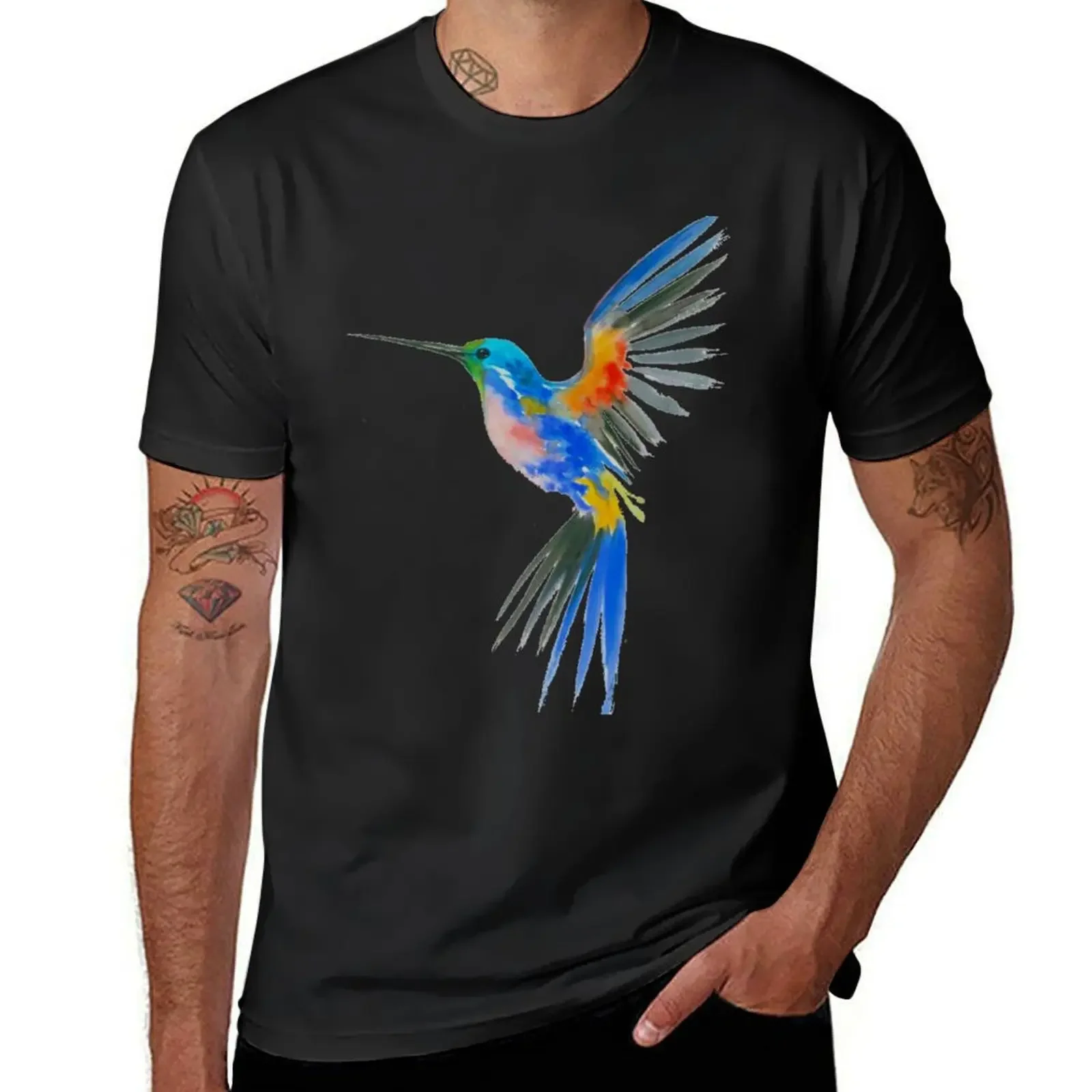 

Colibri T-Shirt heavyweights graphic t shirt vintage Aesthetic clothing Men's t shirts