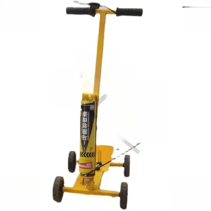 Simple paint line drawing car, ground marking straight curve parking space basketball court marking machine tool car