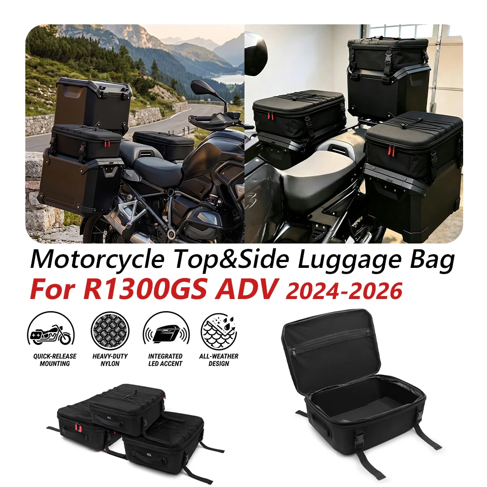 Motorcycle Bags For BMW R1300GSA R1300GS Adventure 2024-2026 2025 R1300 GS ADV Side Top Box Case Saddlebag Bag Accessories