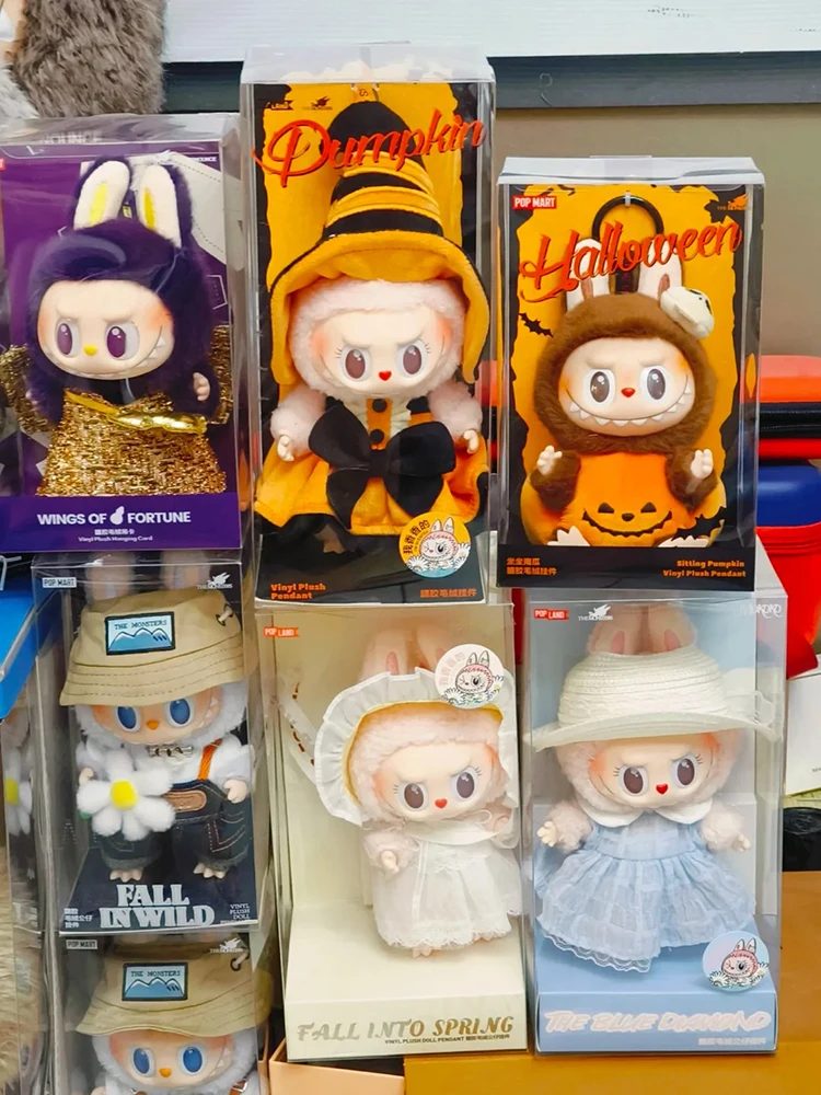 Popmart Halloween Mokoko Paradise Limited Labubu Виниловая сумка Labubu Подвеска Декоративная игрушка Сумка через плечо Аксессуары Подарок