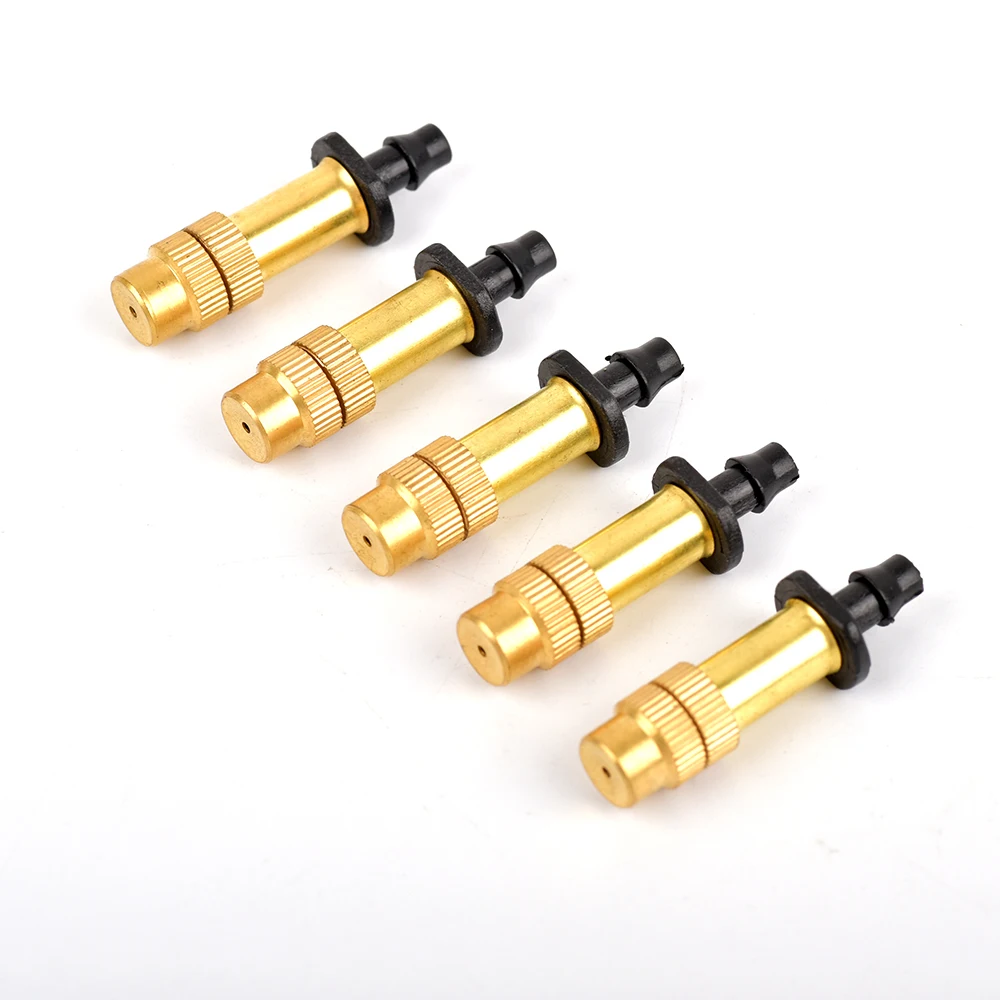 5-100Pcs 4/7 PVC Brass Sprinkler Head Garden Tool Spray Misting Nozzle Drip Irrigation Watering System Accessories