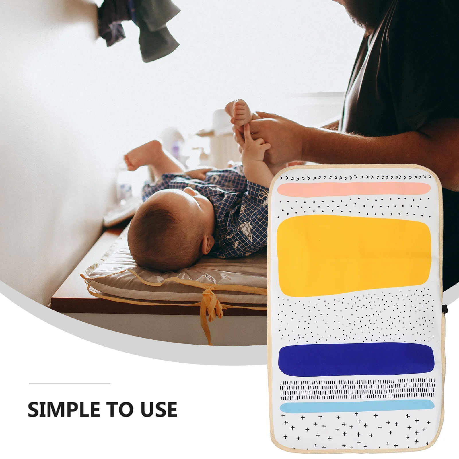 

1pcs Baby Portable Changing Pad Waterproof Compact Diaper Mat For Travel Newborn Infant Baby Shower Gift