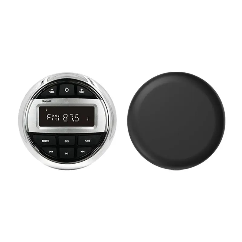 Latest For Marine Radio Cover Soft Silicone Protector FM Boat Radio MP3 Player Waterproof For UTV ATV SPA RZR