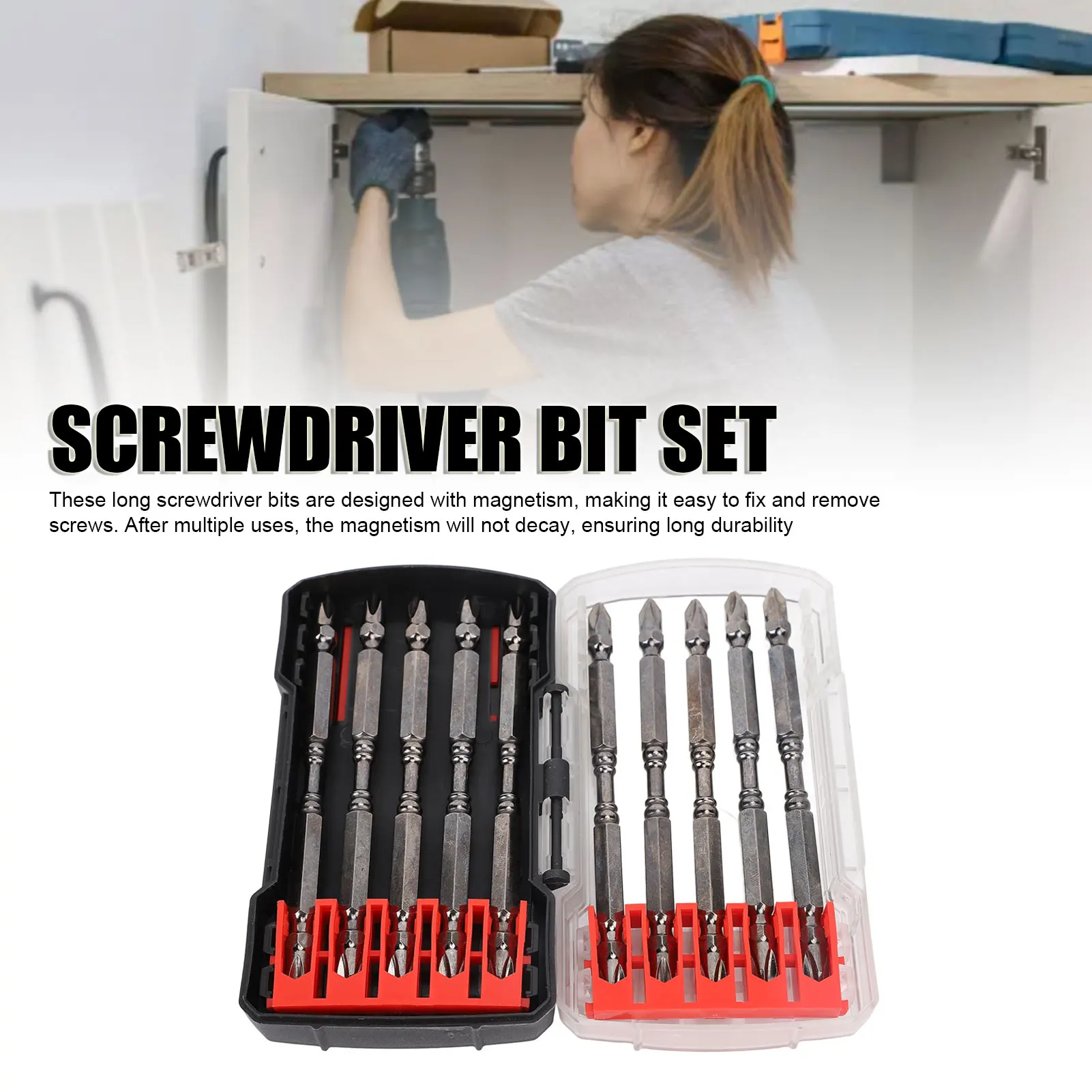 

Отвертка PH2, 110 мм, сопротивление, магнитное поглощение, перекрещенная головка, биты с футляром для обслуживания транспортных средств