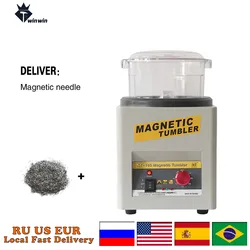 Jewelry Magnetic Polisher: Tumbler 2000 RPM Finisher, 7.3-inch with Adjustable Speed (Model KT185)