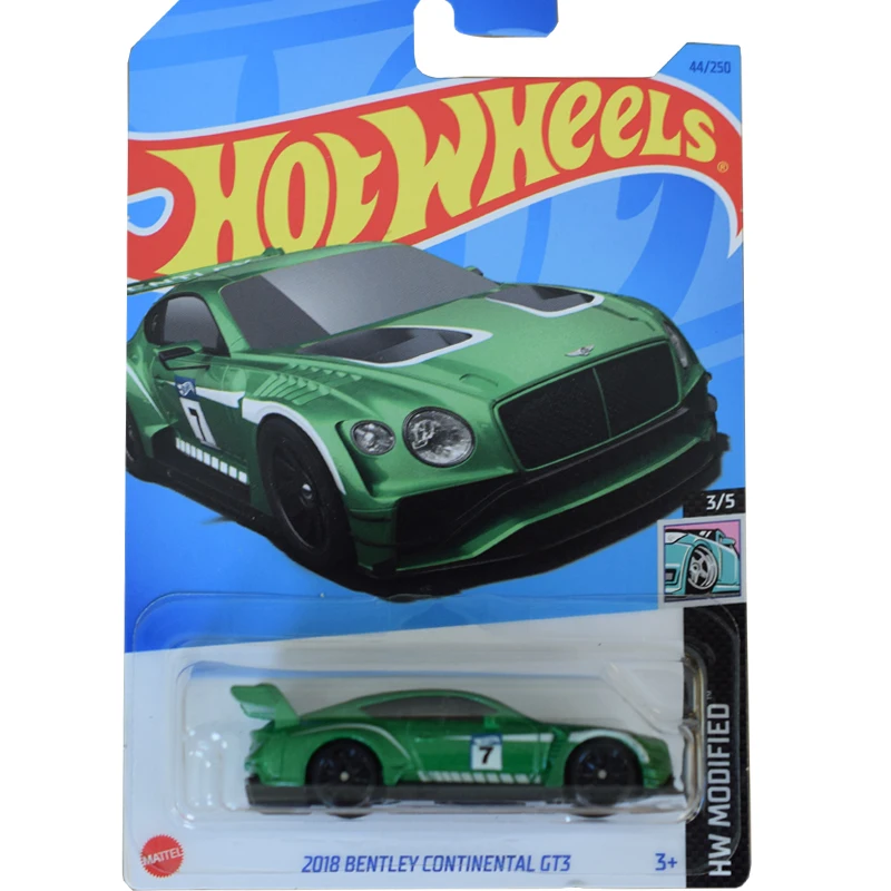 2023-44 Hot Wheels Cars 2018 BENTLEY CONTINENTAL GT3 1/64 Metal Die-cast Model Toy Vehicles