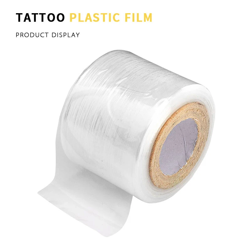 200m*40mm Transparent Tattoo Mask Film Plastic Wraps Cover Microblading Tattoo Permanent Makeup Micropigmentation Accessories