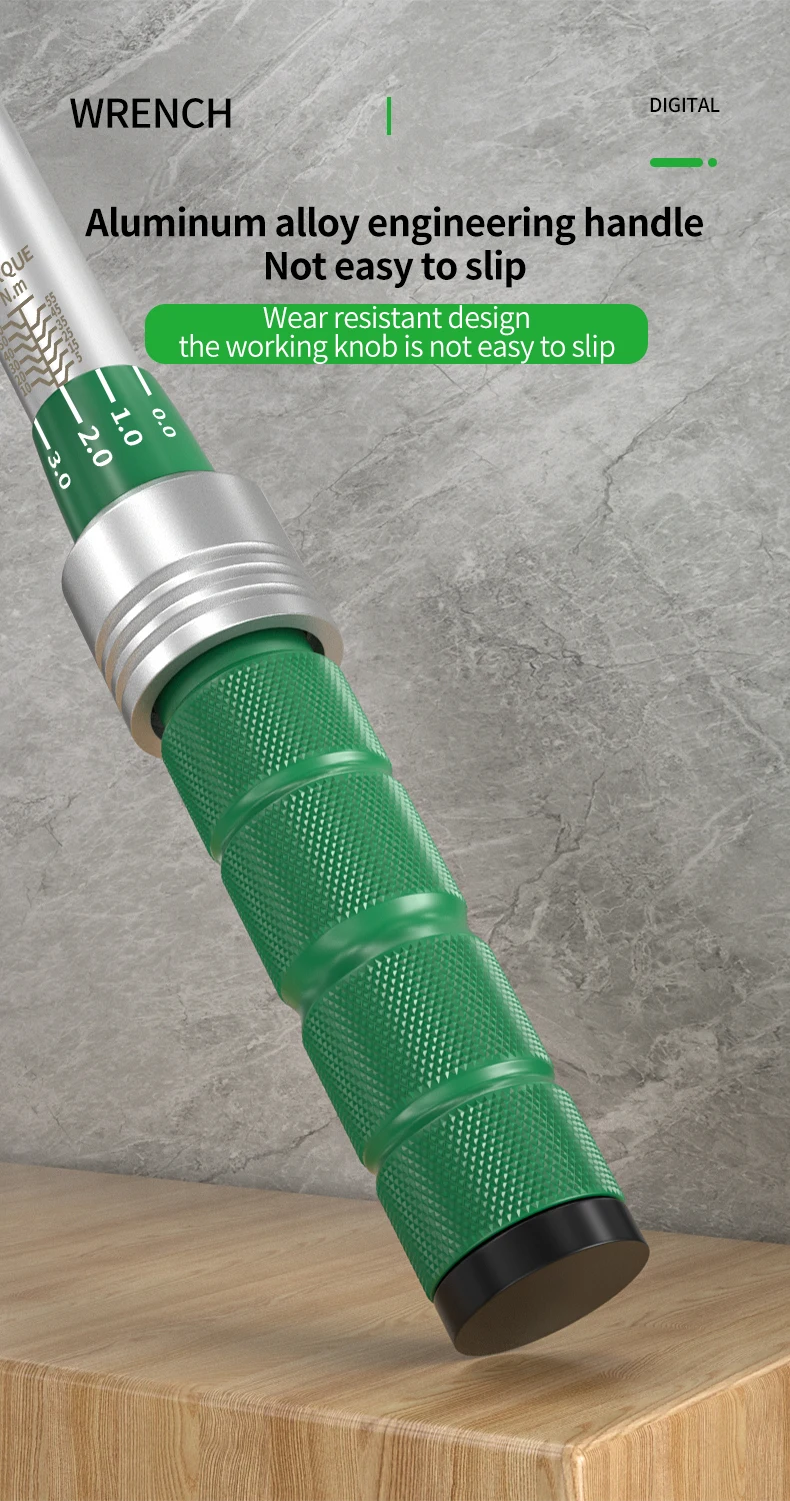 2,5-30 Nm 10-120 Nm 50-350 Nm Drehmomentschlüssel 1/4 3/8 1/2 Zoll Vierkantkopf Drehmomentschlüssel ±3% Hohe Genauigkeit Professioneller Drehmomentschlüssel – Detail 5