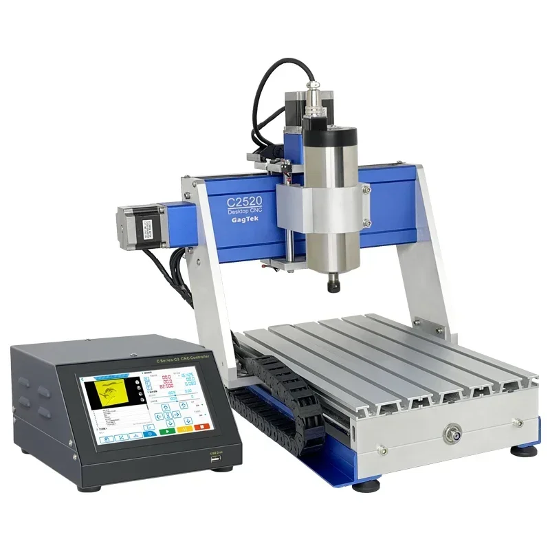 

Touch Screen CNC Engraving Carving Machine C Series C2520 Off-Line Control System 3 Axis Only Support Wifi Function 800W 1500W