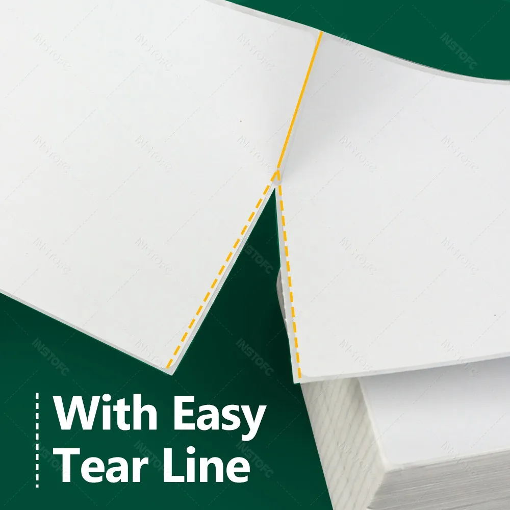 4"x6" Thermal Shipping Label Paper 100pcs or 500pcs Per Package Support UPS DHL Fedex Express Shipping Labels Printing