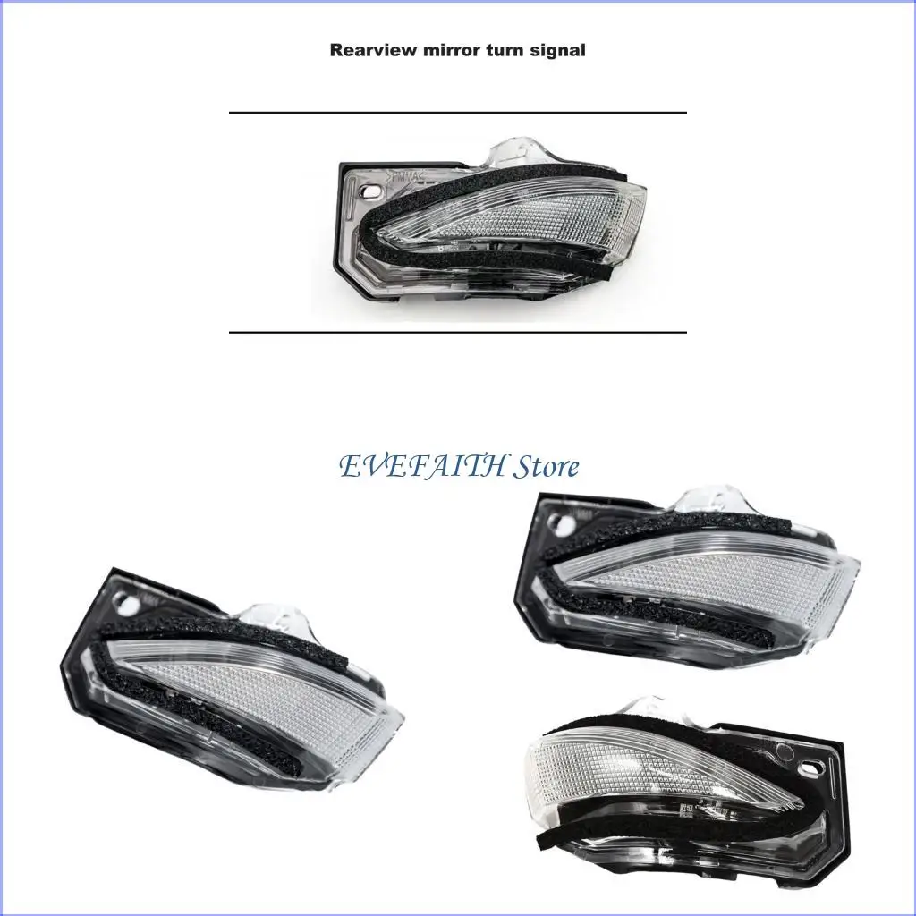 124B High Brightness LED Turn Boosts Visibility on Rearview Mirror for Select Model 81740-52050 81730-52100