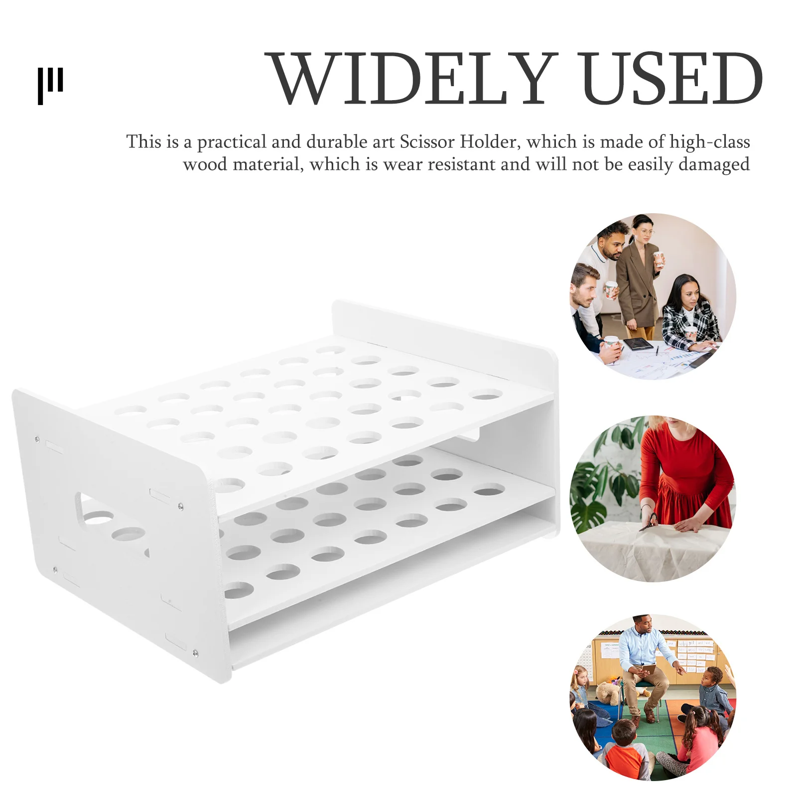 

Children'S Test Tube Storage Rack Plastic Art Supply Organizer Scissor Pencil Stationery Holder School Kindergarten Office