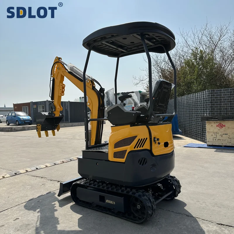 مصنع مخصص حفار صغير صغير باجر 2 طن حفارة 1.5 طن حفارة صغيرة زاحفة صغيرة مع EPA CE EURO 5