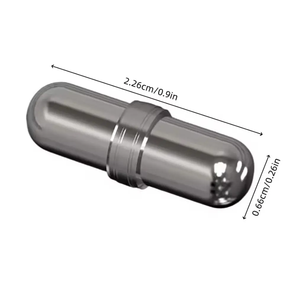 316 Stainless Steel Magnetic Stir Bar Silent Self-Balancing High Temperature Resistance Stainless Steel Mute Rotor Stable Speed