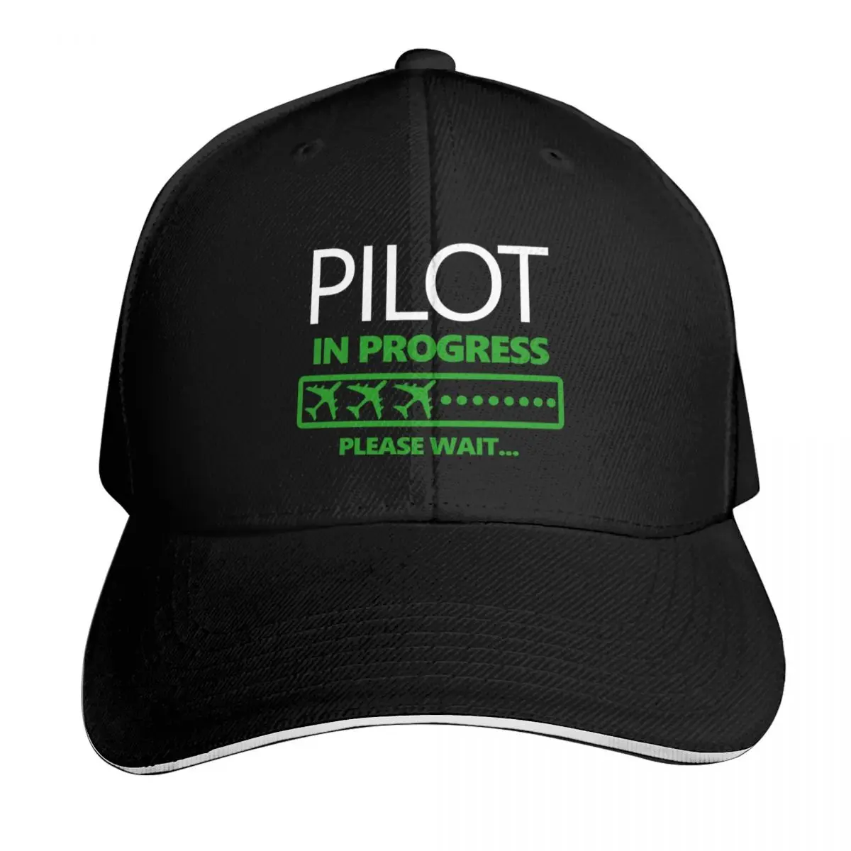 Future Pilot In Progress Baseball Cap Lightweight Packable Gift for Him Her Casual Daily Wear