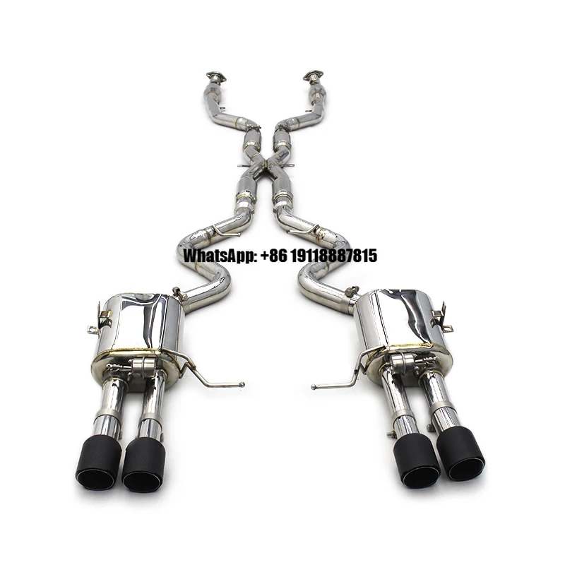 

ODM Full Exhaust for BMW M3 E90/E92/E93 V8 4.0L 2008-2013 Exhaust Resonator Midpipe With 100/200/300 Cat Front Pipe