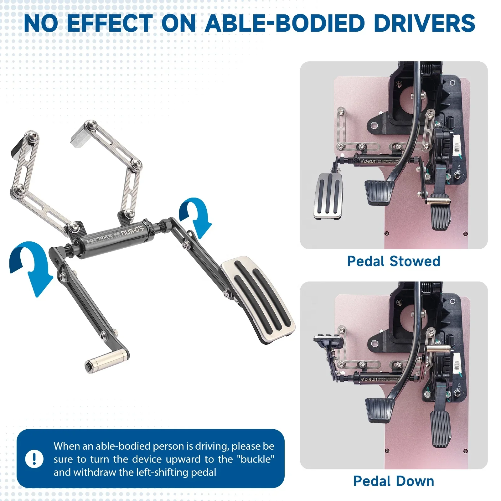 Driving Car Left Foot Accelerator Pedal for Handicapped
