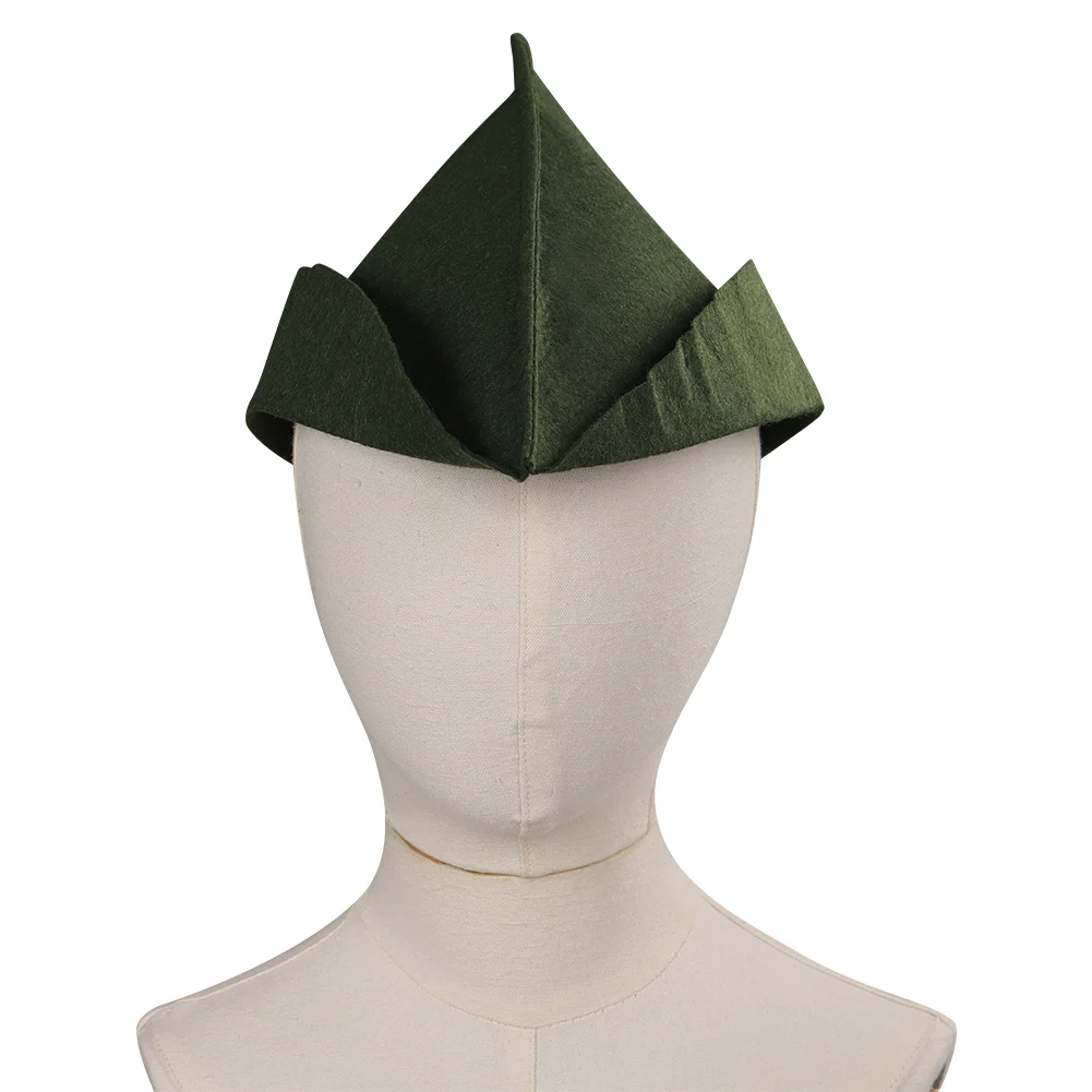 Jongen Peter Wendy Cosplay Hoed Cap Voor Kinderen Halloween Carnaval Feest Vermomming Kostuum Accessoires Prop