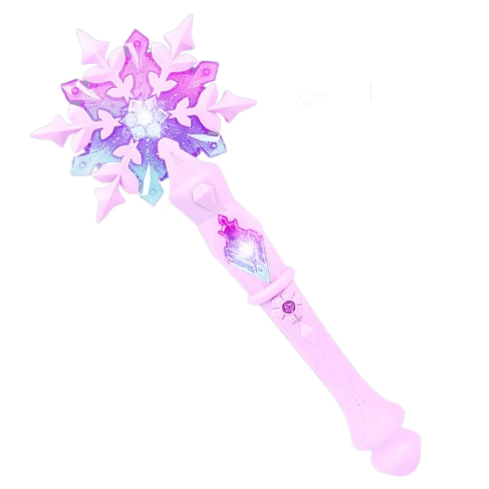 New Snowflake Magic Glowing Wands Music Simulation Flashing Light Sticks Lighting Children's Flashing Gifts view 4
