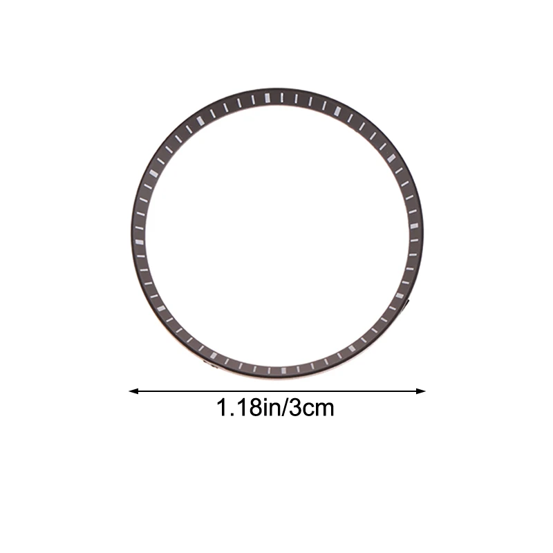 30.5 مللي متر الفصل الدائري مقياس الفصل البلاستيك الفصل الدائري الحلقة الداخلية ل SKX007SKX009 SRPD حركة الغوص ساعة حلقة
