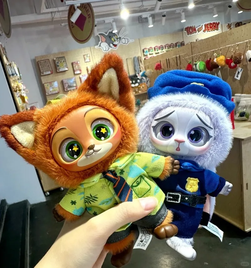 

New Zootopia Vinyl Series Blind Box Cute Cartoon Character Vinyl Plush Bag Pendant Toy Doll Mystery Box Trendy Toy Birthday Gift