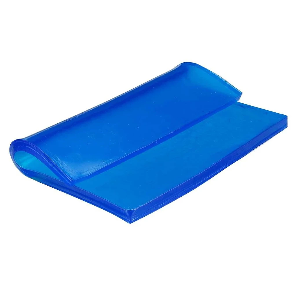 2CM Blue Motorcycle Universal Seat Cushion Gel Pad Cool Pad Shock Absorption Mat DIY Cut Cushion B