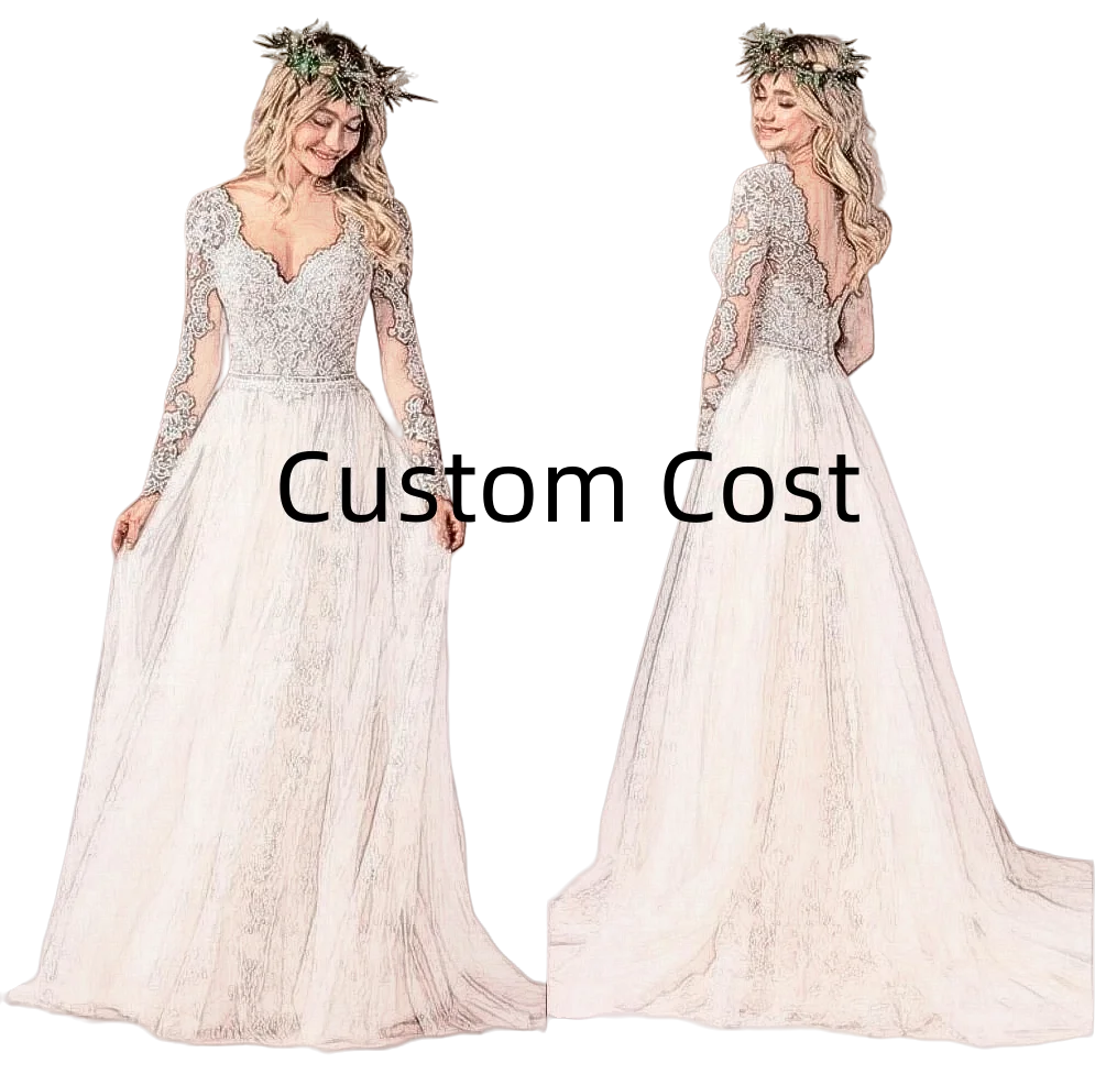 

Custom Cost for Wedding Dress 2202