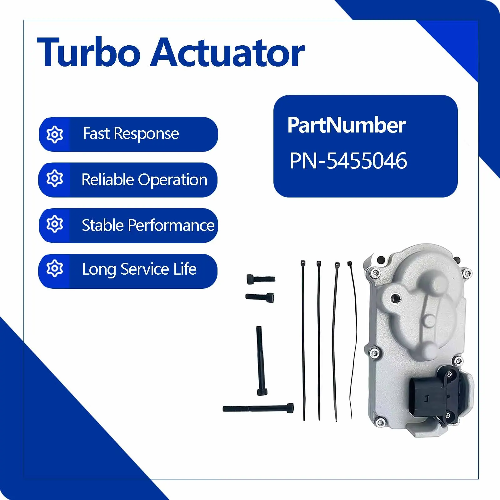 2201112 5455046 17V Turbo Eletronic Actuator For DAF Truck Paccar MX13 DAF XF 480 FAR HE300 Series (With cooling water holes)