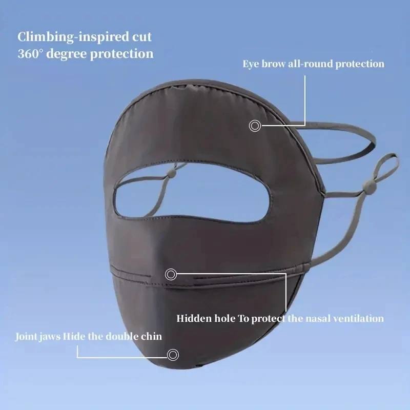 

Women Face Covering UPF 50+ Sun Protection Face Protector Washable Reusable for Running Outdoors