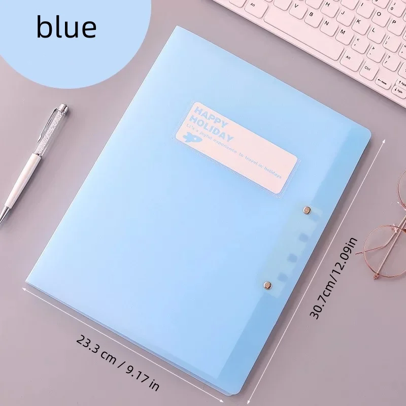 1 A3 folder Multi-layer office file organizer folder pp plastic folder