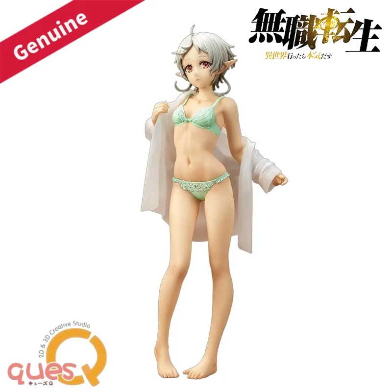 

Original Genuine Ques Q Prepainted Mushoku Tensei Isekai Ittara Honki Dasu Sylphiette Greyrat Changing Clothes Mode 1/7 H=230mm