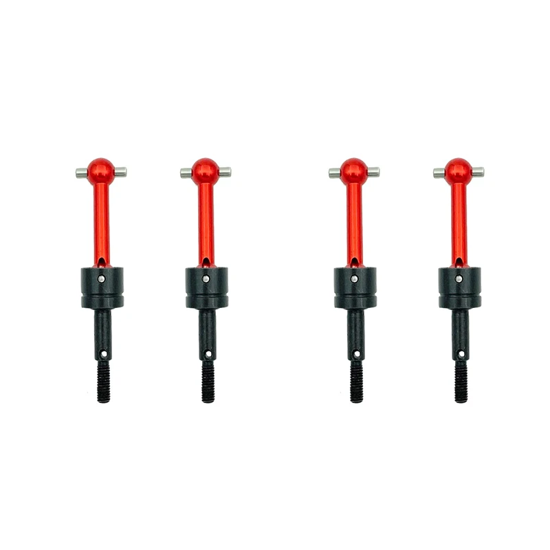 Ensemble CVD D’arbres D’entraînement Universel En Métal – 4 Pièces – Compatible Tamiya TT02B 1/10 – Alliage D’aluminium – Bleu