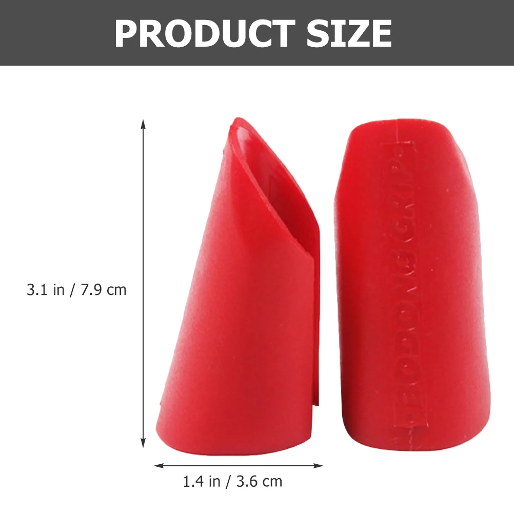 Handles Barbell Bench Press Grips Non-skid Rubber Dumbbell Covers Fitness Accessories Red