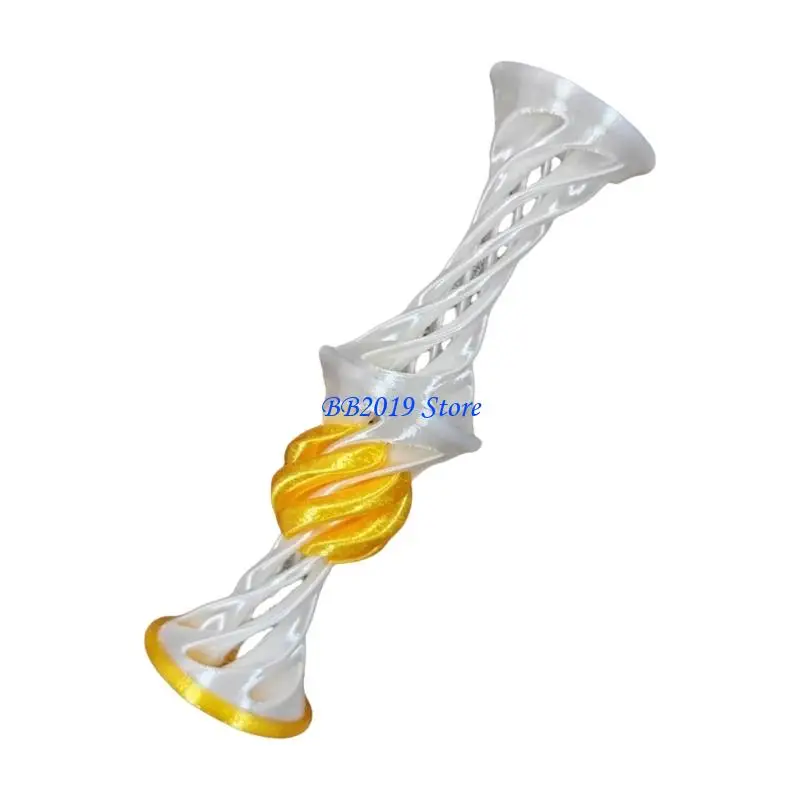 Q0KB 3D Printed Spirals Pyramid Toy Balls For Office Adult Classroom Reward Stress Toy