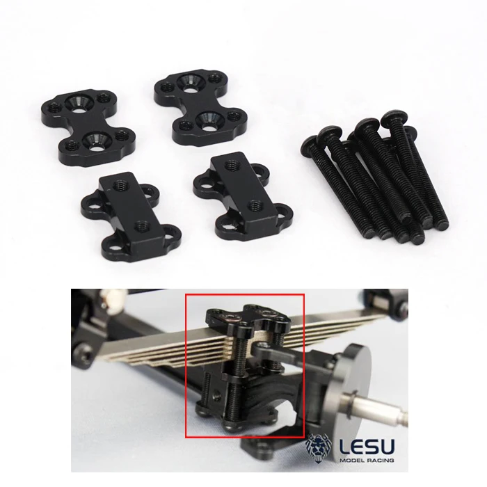 Metal Suspensão Fastener para RC Car, LESU X-8012 Trator, Caminhão, Peças DIY, Brinquedos, TH04801-SMT5, 1/14