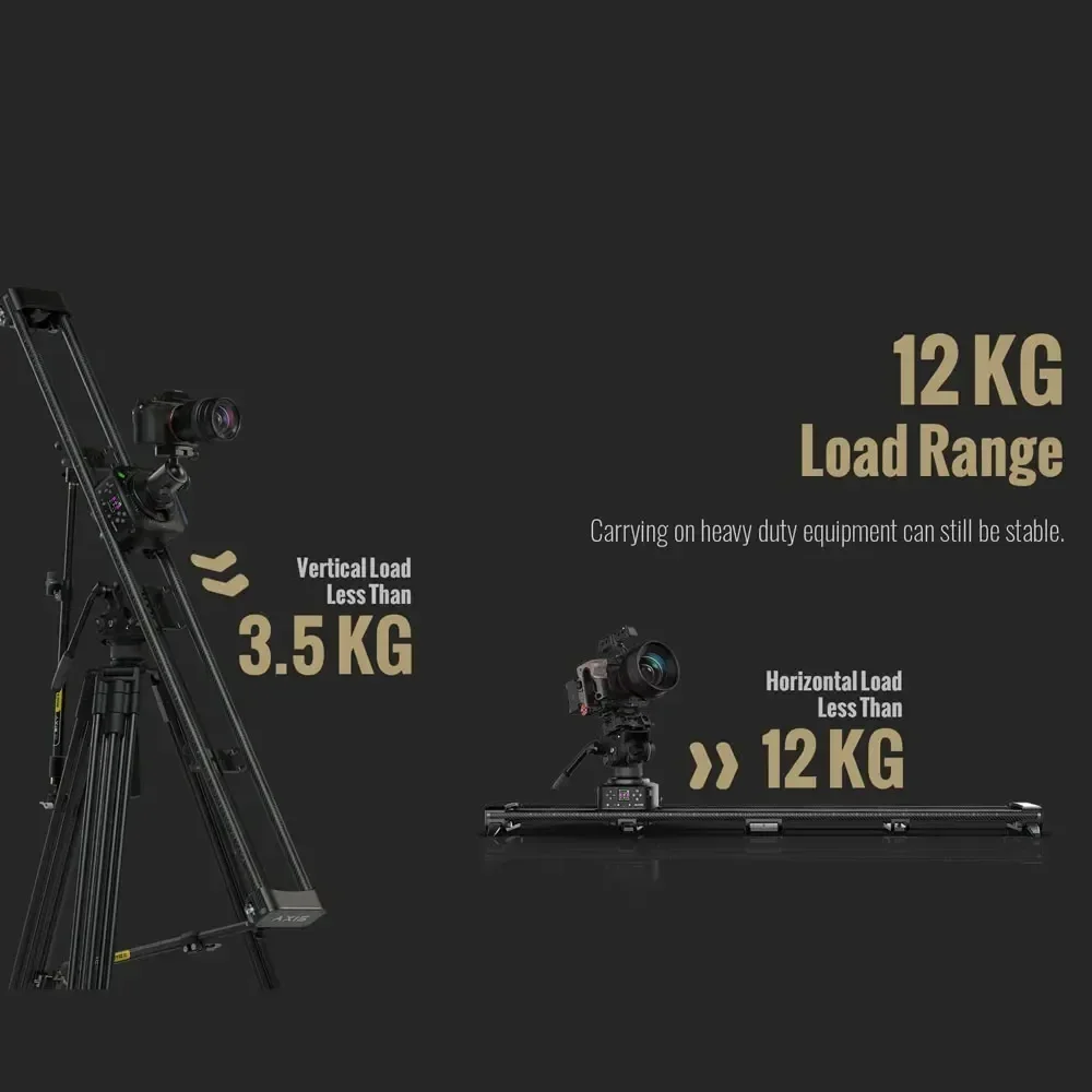 Zeapon AXIS Multi-axis Motorized 80CM 80Pro 100Pro 100cm 120cm 120Pro Camera Slider Carbon Fiber Electric Track 360 Photography