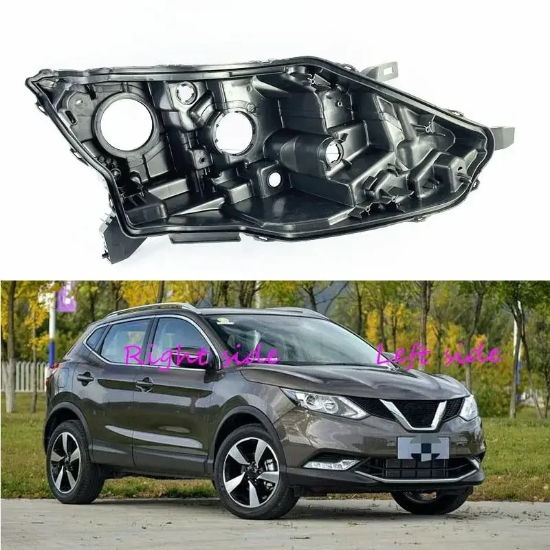 For Nissan Qashqai 2015 2016 2017 2018 Headlight Base Headlamp House Car Rear Base Auto Headlight Back House