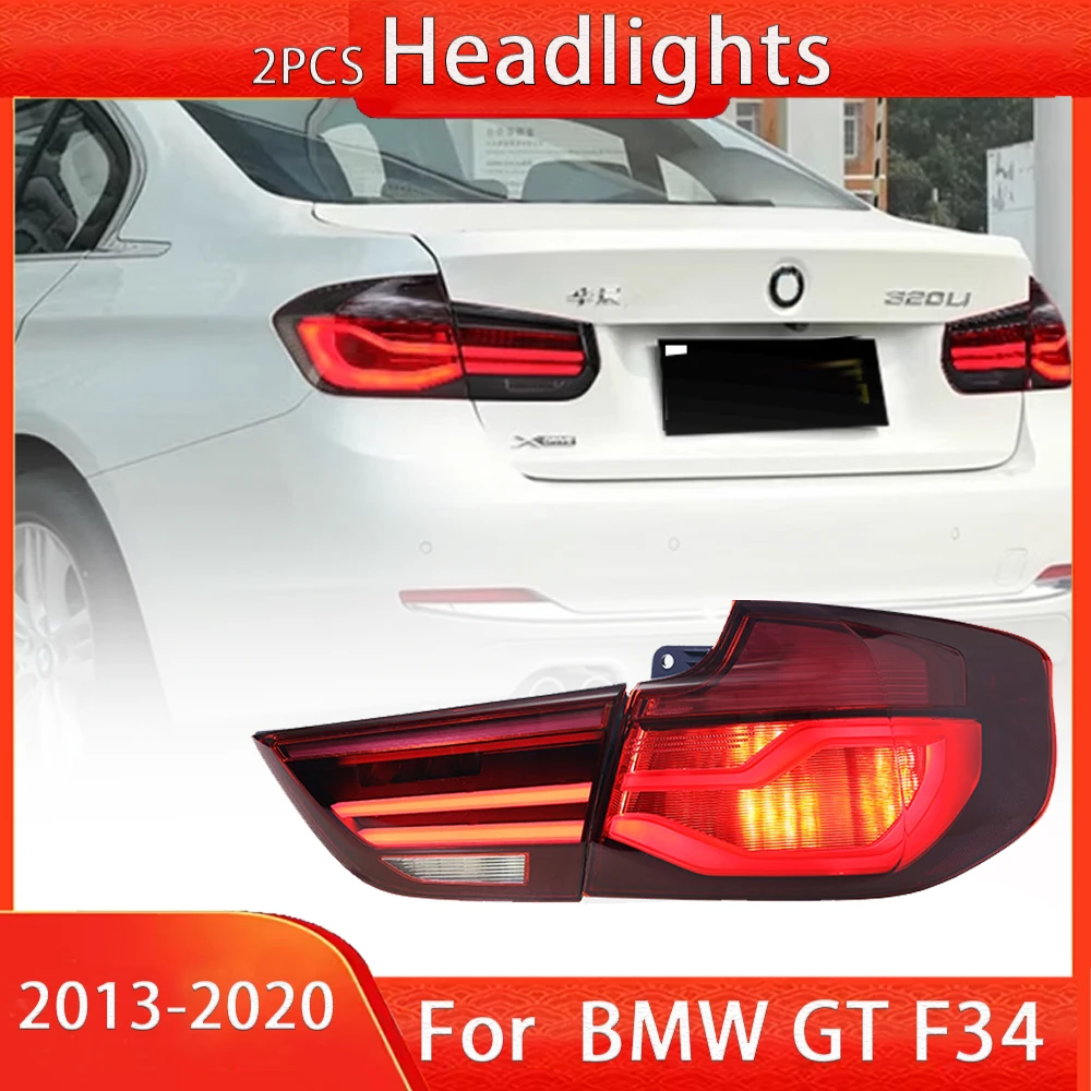 

Suitable for BMW 3 Series GT 13-20 tail light assembly F34 modification M4 LED dragon scale running light flow turn signal light