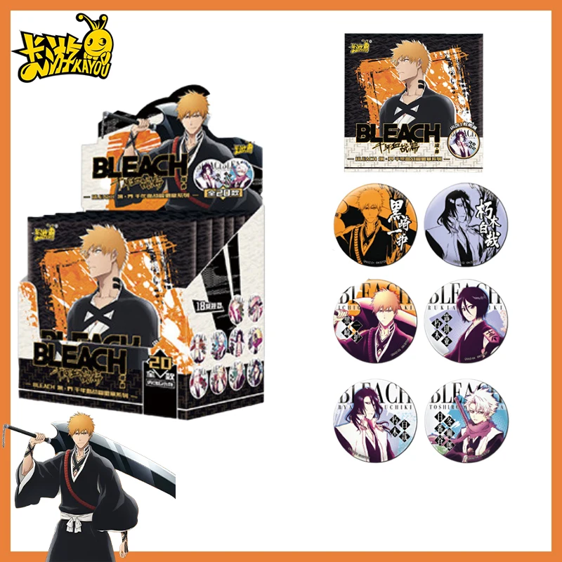 

Bleach Thousand-Year Blood War Tin Badge Keychain, Kayou Anime Pin Brooch Hanging Ornament Kids Collection Exquisite Gift Toys