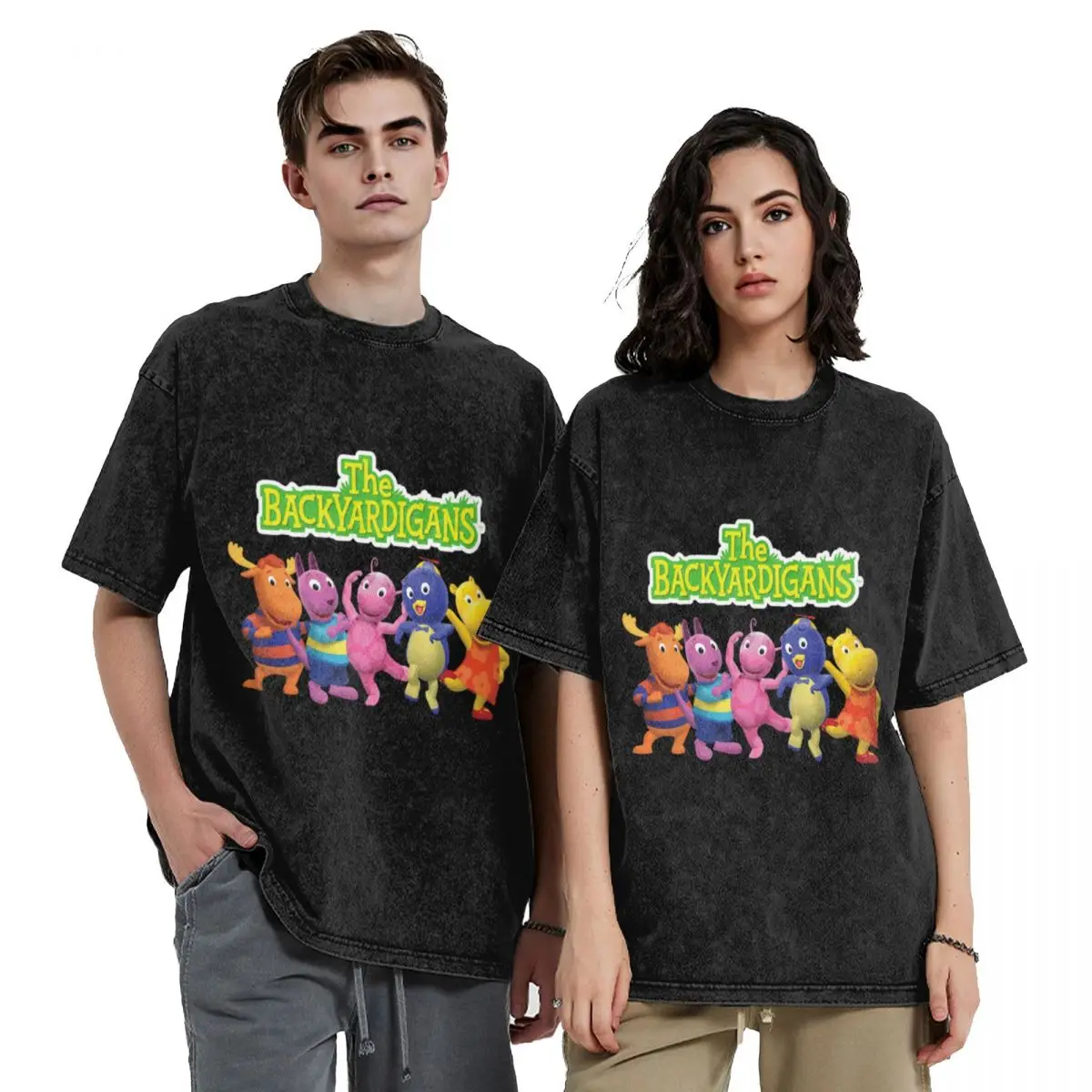 

Backyardigans characters T-Shirt sports fans vintage clothes blacks anime shirts men