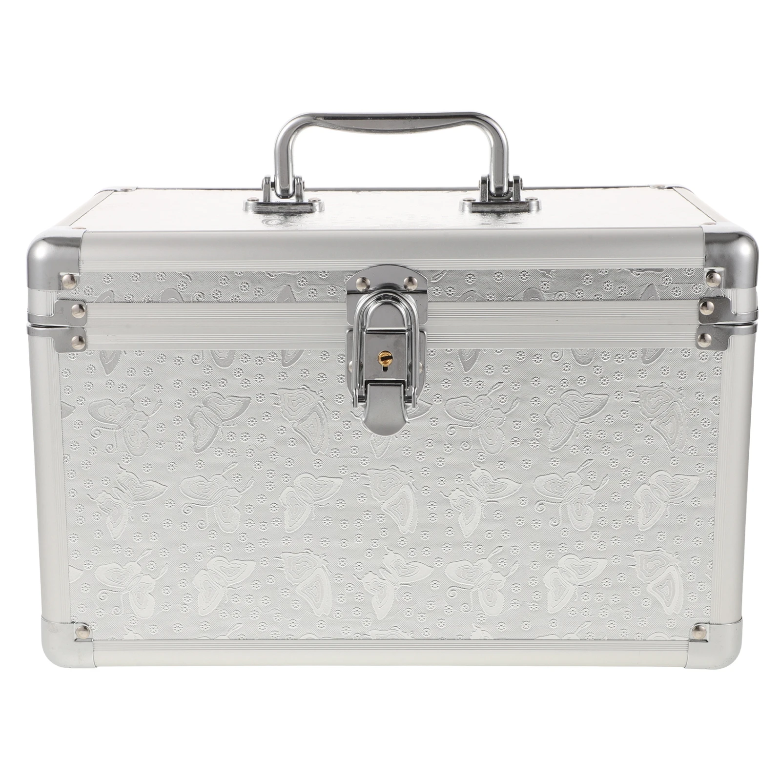

Aluminum Alloy Toolbox Props Storage Box Tool Case Portable Carrying Suitcase Scratch Resistant Weather Proof Organizer