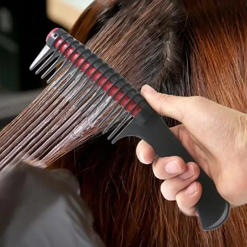 Professional Detangling Roller Comb Hair Dyeing Comb Tool Hairdressing Hair Coloring Brush Hair Dye Brush Barber Salon Comb