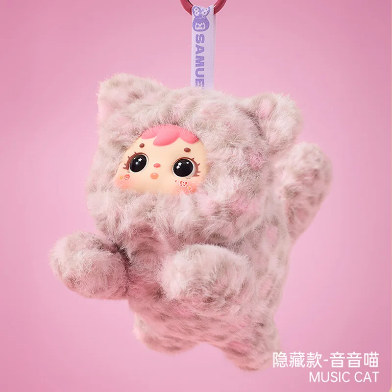 사무엘 산샤오마오 귀여운 순간 시리즈 랜덤 박스 비닐 펜던트 미스터리 박스 애니메이션 피규어 카와이 장식 컬렉션 어린이 선물