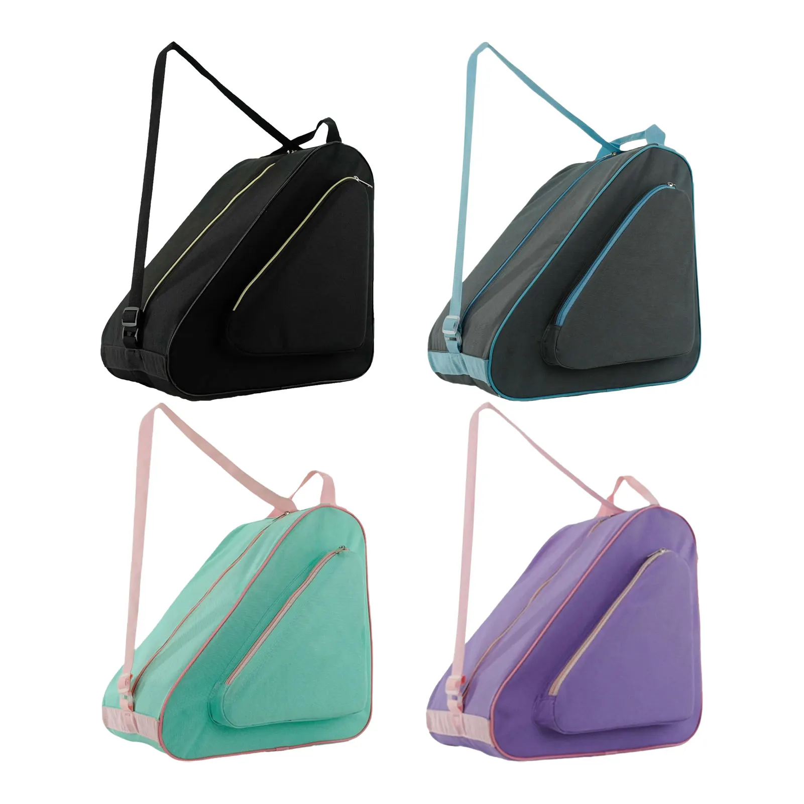 

Skate Bag Adjustable Straps Waterproof Carrier Roller Skate Bags for Girl for Skiing Gear Equipment Travel Kids Women Men Youth