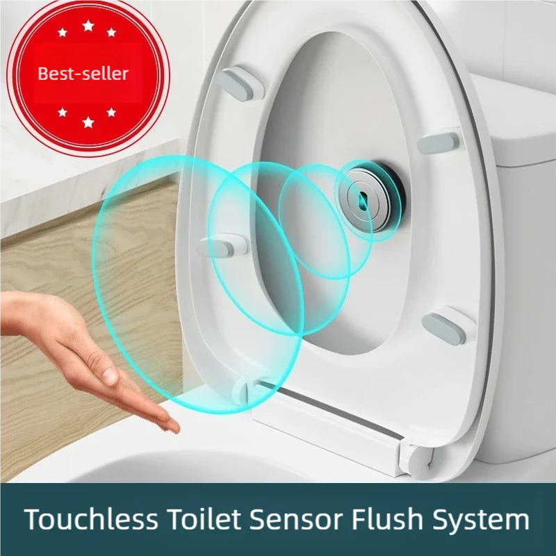 Plastic Infrared Smart Sensor Flush Device Waterproof Toilets Sensing Flushing Automatic Touchless Toilet Sensor Flush System
