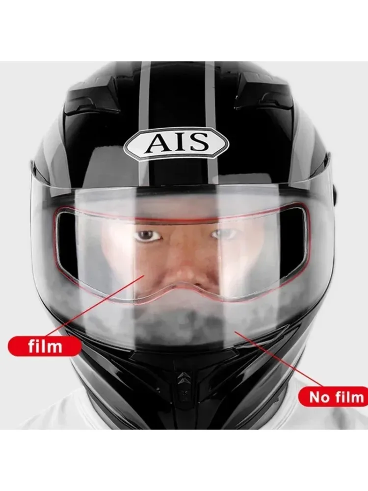 AliExpress NONE Motorcycle Helmet Anti-Fog Film, Waterproof Rainproof Anti-Fog Lens Sticker for Electric Bike Helmet Visor Protective Film