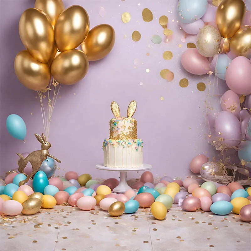 Mehofondอีสเตอร์บอลลูนการถ่ายภาพฉากหลังอาบน้ําทารกแรกเกิดภาพวันหยุดเค้กSmashฉลองไข่ตกแต่งพื้นหลัง